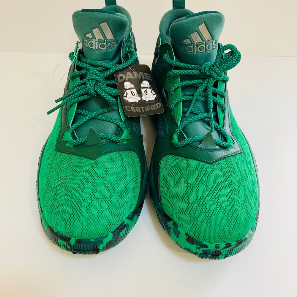 Adidas Green Damian Lillard 2 Basketball Shoes